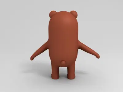 Bear Character 3D model purchase