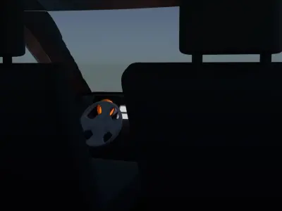 Grey PickUp 3D model