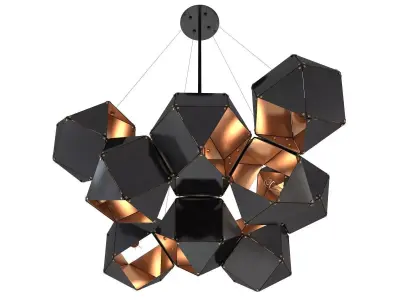 Welles Central Chandelier 3D model