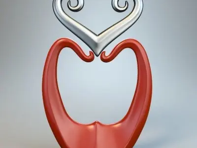 Abstract Figure 3D model 28