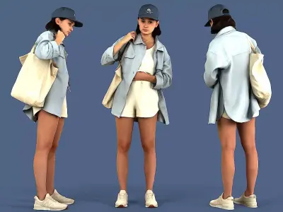 Summer Walk 3D model