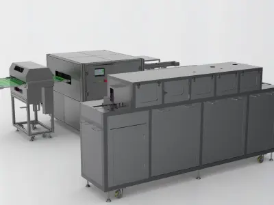 Pcb board cleaning machine collection  3D model