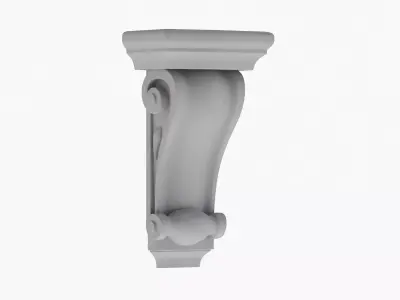 Scroll Corbel 56 - 3D Printable 3D model