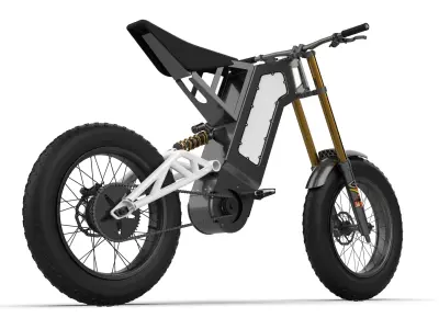 Dirt electric bike 3D print model
