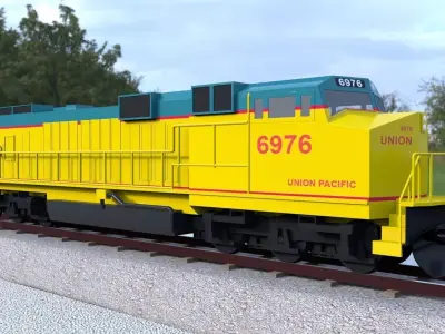 Centennials Locomotive 3D model