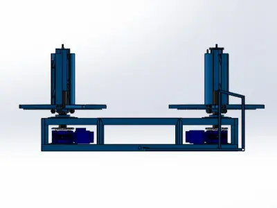 Horizontal decoiler 3D print model
