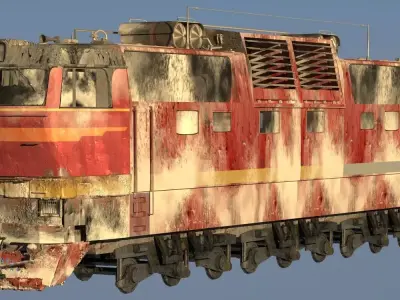 Train CS2T Snow 3D model