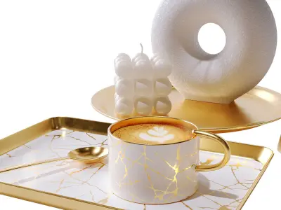 Decorative set 6 3D model