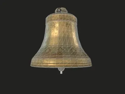 Church Bell Low-poly 3D model purchase