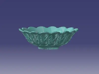 kenzo shallow large bowl for print and produce 3D print model