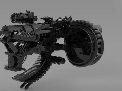 Balkan Grenades Launcher - VR Ready 3D Model 3D model