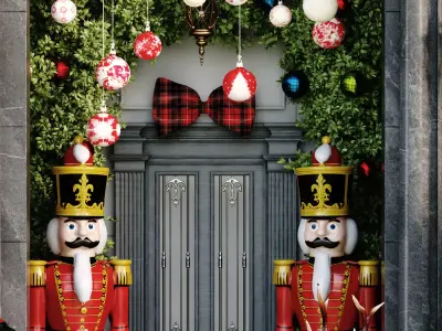 New Year Portal entrance 916 3D model