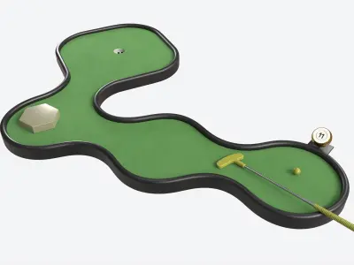 Miniature Golf Course 11 3D model
