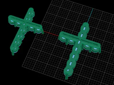 Tiffany cross 2 3D print model
