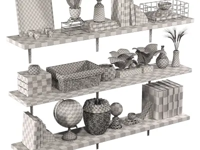 Decor Set 01 3D model purchase