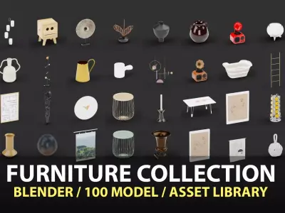 100 Decor Model Collection Vol 23 3D model
