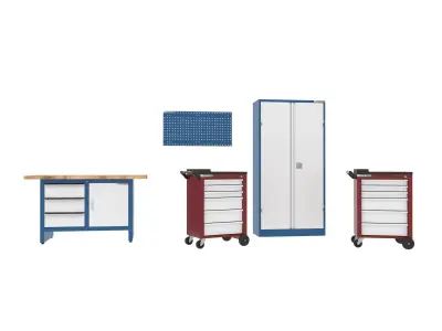 Car Workshop - Jordan 3D Model Pack