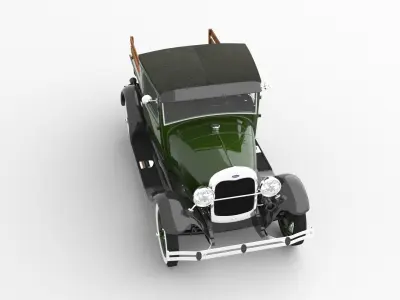 1929  Model A Pickup 3D model