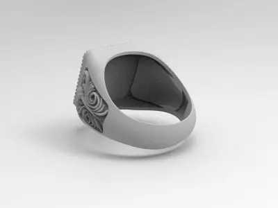 anillo escorpion  3D print model
