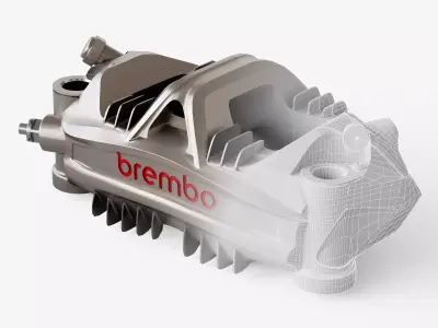 Brembo MotoGP 2025 3D model