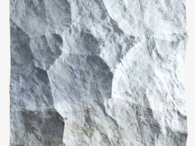 62-RockPanel piece of rock 3D model