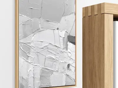 Plaster Two Frame 13 Low-poly 3D model