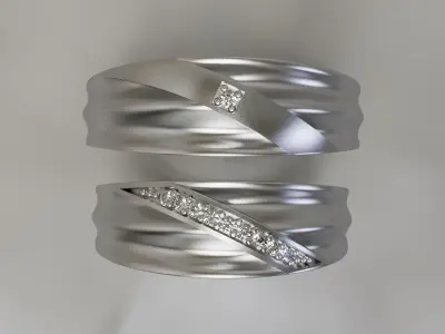 Ring Set  3D print model