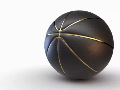 Basketball Black 3D model