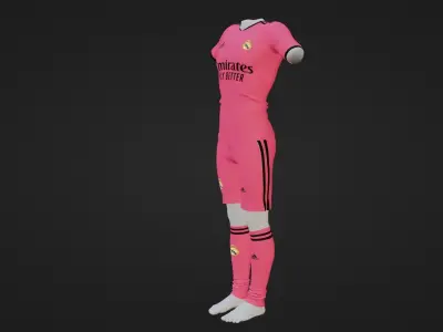 Real Madrid Sportwear Low-poly 3D model