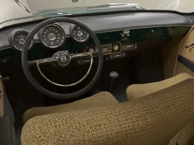 Volkswagen Type 3 fastback 1963 3D model