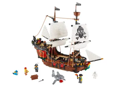 TwindBricks3D - 31109 Pirate Ship 3D print model