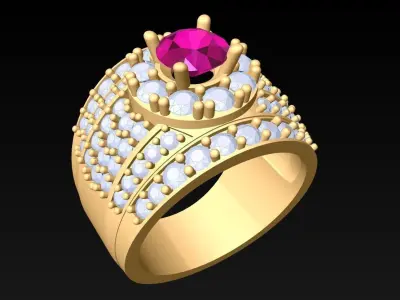 Diamond Rings  - N5460 3D print model