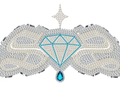 hiphop diamond 3D print model