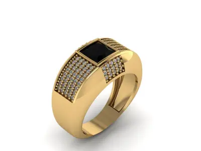 princess ring 3D print model