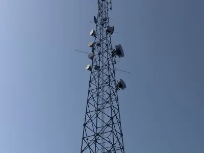 Telecommunication Tower 3D model