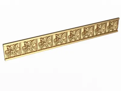 Ornament Element Molding 031 Low-poly 3D model