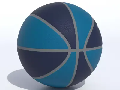 Wilson Charlotte Hornets Basketball  3D model