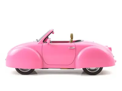 Pink Vintage Convertible model pack Low-poly 3D model