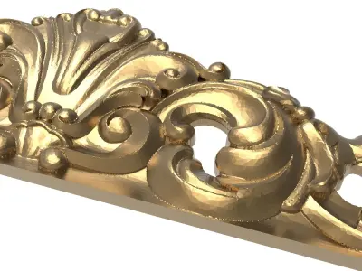 decorative pattern ready for 3D printing 3D model