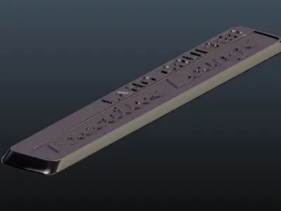 Land Cruiser Executive Lounge Logo 3D print model