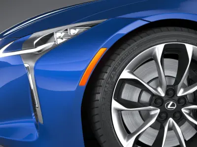 Lexus LC 500 Convertible 2021 3D model