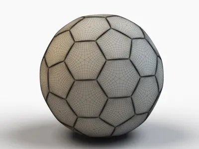 Soccerball soccer ball 3D model purchase