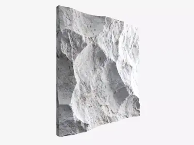 226-RockPanel rock on wall 3D model