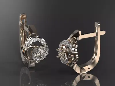 jewelry set 3D print model 3