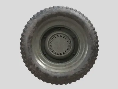 Tire Textured 4K 3D model