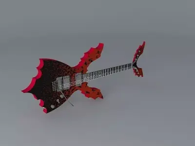 Night Flyer guitar Free 3D model