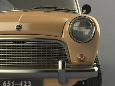 Vintage Car 3D Model 3D model