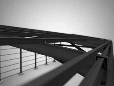 Structural Hall 3D model