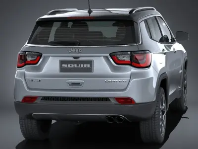 Jeep Compass Limited 2017 3D model