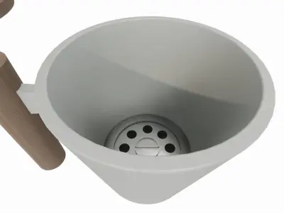 Mug with Drain Cover for Pure Sip 3D print model